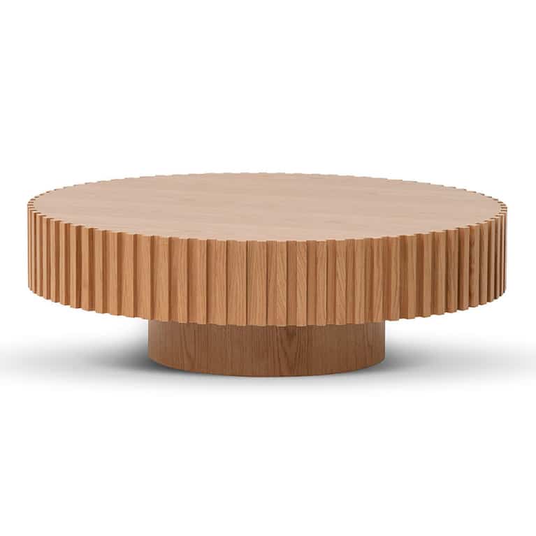 Amor Round Low Coffee Table - Natural