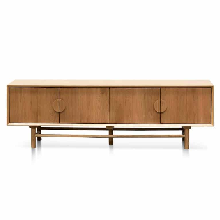 Paresh Wooden 1.8m TV Entertainment Unit - Natural